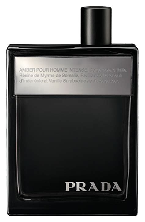 prada intense amber pour homme.